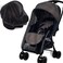 Mosquito Net for Stroller 2Pack - Protective Baby Stroller Mosquito Net - Perfect Bug Net for Strollers, Bassinets, Cradles, Playards, Pack N Plays and Portable Mini Crib (Black)