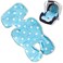 Car Seat Cooling Pad for Baby, 2 in 1 Reversible Car Seat Cooler, Summer Infant Car Seat Cooling Cushion, Multifunctional Stroller Cooling Pad Liners for Carrier, Chair, Swing (Blue)