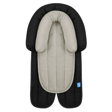 COOLBEBE Upgraded 2-in-1 Babybody Supports for Newborn Infant - Extra Soft Breathable Car Seat Insert Cushion Pad, Perfect for Carseat, Stroller, Swing, Bouncer Black