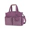 Lmbabter Diaper Bag Tote with Changing Station Upgrade Multi-Function Baby Bag with Adjustable Shoulder Strap (Purple)