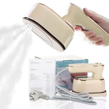 1000w Portable Mini Travel Steamer for Clothes: hand held steamer travel size handheld mini steam iron for clothing dress shirt plancha a de vapor para ropa portatil small compact ironing machine