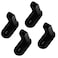 Flowden Childproof Door Lever Lock Prevents Toddlers Pets from Opening Doors, No Drill Tool Needed Easy to Instal, Child Safety Locks for Doors, Windows, washrooms (Black, Pack, 4)