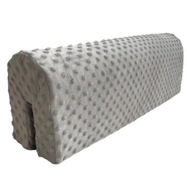 Wonder Space Toddlers' Bed Rail Bumpers Protecter - Children's Bed Guardrail Padding - Anti-Collision   Increased Height   Fall Prevention - Easy Installation Enhanced Safety Mostly Fit (Grey, 2.3ft)