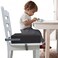 Eiury Booster Seat for Dining Table, PU Anti-Scratch Easy Cleaning Kids Toddler Booster Seat for Table, Portable Increasing Booster Cushion with Non-Slip Bottom and Adjustable Elasticity Straps