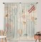 Yilinata World Map Window Curtains Hot Air Balloon Cruise Grand Tour Curtain Drape for Bathroom and Bedroom Living Room Windows Decor Durable Fabric 84 in X 84 in