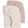 Lulu moon Muslin Crib Sheets - Fitted Crib Mattress Sheets for Boys and Girl - 28"x 52", 2 Pack (Cream &amp; Sand)