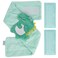 Hilph Baby Colic, Gas and Upset Stomach Relief, Heated Warmer Tummy Wrap with 2 Gel Packs for Newborns and Infants, Baby Heating Pad Swaddling Belt Natural Relief (Green Dinosaur)