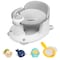 Babyally Baby Bath Seat for Babies 6 Months &amp; Up,Infant Bathtub Chair with Suction Cup,Non-Slip,Safe Infant and Toddler Bath Seat for Sitting Up,Baby Bath tub Seat(Gray)