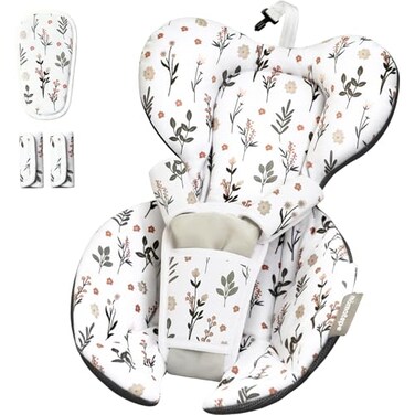 Infant Insert Compatible with 4moms RockaRoo and MamaRoo Multi-Motion Baby Swing for Newborn,Soft &amp; Cool Mesh Fabric, Reversible Design,Newborn Insert with Head and Body Support,Machine Washable