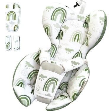 Infant Insert Compatible with 4moms RockaRoo and MamaRoo Multi-Motion Baby Swing for Newborn,Soft &amp; Cool Mesh Fabric, Reversible Design,Newborn Insert with Head and Body Support,Machine Washable