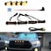 GTINTHEBOX 4pcs Smoked Lens Grill Lights Amber LED Compatible with 2016 2017 2018 2019 Toyota Tacoma TRD PRO Grille