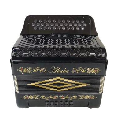Abubu 34-Key Accordion 3412 FBE (Black)