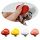 KyeeaDIY Love Heart Shaped Toilet Tank Button, 4PCS Toilet Push Button Flush Replacement, Toilet Tank Button Aid Toilet Press Button Portable Accessory Handle Toilet Press Tool for Home
