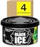 LITTLE TREES Car Air Freshener. Fiber Can Provides a Long-Lasting Scent for Auto or Home. Adjustable Lid for Desired Strength. Black Ice, Air Fresheners (Pack of 4)