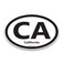 Magnet Me Up CA California US State Oval Magnet Decal, 4x6 Inches, Heavy Duty Automotive Magnet for Car Truck SUV