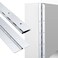 Gisafai 2 Pack Continuous Piano Hinges, Heavy Duty Stainless Steel Piano Hinge, Smooth Polished Folding Continuous Hinge, 0.04 Inch Leaf Thickness, 2 Inch Open Width for Cabinet Door (36 Inch)