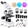 Levhorzn Binocular Microscope for Adults Kids Students, 64X-6000X Microscopes, 3 Objective Lens, Metal-Body Dual LED Illumination, Biological Compound Microscope Kit for School Lab, Homeschool