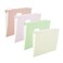 Beramon 12 Pack Hanging File Folders Letter Size with 1/5 Cut Adjustable Tabs File Folder for Filing Cabinet Reinforced Hanging Folders Design for Home School Office and Medical Charts, Lilac Design