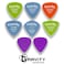 Gravity Acrylic Variety Pack Guitar Picks   Polished Bevels, Brighter, Louder Sound &amp; Tighter Grip  Available in Different Packs - Made in the USA
