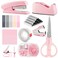 Pink Office Supplies Accessories, Pink Stapler and Tape Dispenser Set for Women, Pink Office Desk Accessories, Office Gift for Women, Boss Lady, Office Lady, Coworkers, Office Clerks