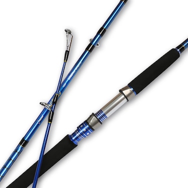 Fiblink 2-Piece Saltwater Spinning Fishing Rod Offshore Graphite Portable Fishing Rod (7 Feet) (6' Heavy)