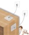 10 Pack, 8 inches Furniture Anchors Kit for Baby Proofing, Adhesive TV Safety Straps Use to Prevent Falling and Anti Tip, No Drill Dresser Or Cabinet to Wall Anchors (xicveiuz)