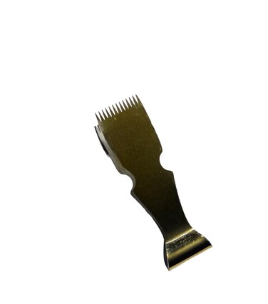 Professional Maggash   Manqat   Manqash   Maamoul Tweezers  Pastry Tongs   Dough Scraper Press   Baking Crimper Tool for Decorating and Sealing Shakarbura, Maamul, and Pie Crusts   (13 Precise Teeth)