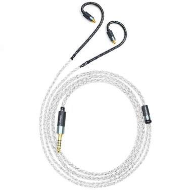GUCraftsman 5N OFC Silver Plating+graphene Mixed Braid Earphone Replacement Cables for AKG N30 N40 N5005 (2.5mm Balanced Plug)