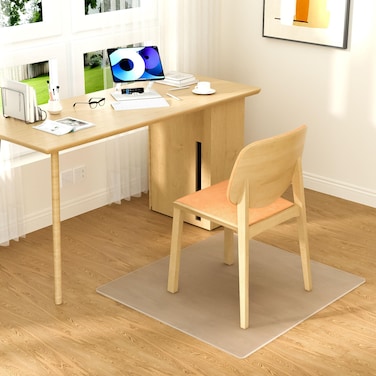 Chair mat for Hard Floors, 28" x 30", Small Chair Mat Clear Easy Glide on Hard Floors, Chair Mat Under Desk Chair, Transparent Floor Mats Wood/Tile Protection Mat for Office &amp; Home