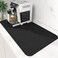 WISELIFE Coffee Mat Super Absorbent Dish Drying Mat Coffee Bar Accessories Match with Coffee Maker Coffee Machine Coffee Pot Large Drying Mats for Kitchen Counter 17" W x 30" L, Black