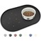 KPWACD Pet Placemat for Dog and Cat, Anti-Slip Waterproof Dogs Feeding Bowl Mat Prevent Food and Water Overflow, Silicone Puppy Dish Mats Suitable for Small Medium Big Pets, Black, 24" * 16