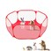 Small Animals Playpen, Portable Pop-up Open Interactive Pet Tent, Indoor Outdoor Fence for Rabbits, Guinea Pig, Hamster, Chinchillas, Kittens, Puppies