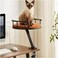 Juopool Cat Desk Bed - Mounted Desktop Cat Bed for Home Office, Indoor Cat Desk Perch, Apartment Elevated Cat Nest Accessories for Work, Essential Kitten Furniture Attachment(Black)