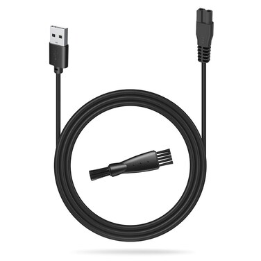 uijino oneisall Dog Clippers Charger, 5V USB Charging Cord for oneisall Dog Paw Trimmer, Replacement Charging Cable Line for Small Dog Cat Grooming Clippers with Cleaning Brush, 3.3ft Power Cord