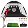 Amicus 10x7 ft Golf Practice Net, Golf Nets for Backyard Driving Real Golf Balls, Indoor/Outdoor Golf Hitting Net with Tri-Turf Mat / 10 Golf Balls/Carry Bag for Women/Grandfather/Golfers