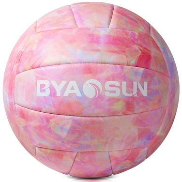 BYAOSUN Volleyball, Soft Official Waterproof Volleyball for Indoor Outdoor Beach, Size 5 Training Volleyball for Beginner Teenager Adult