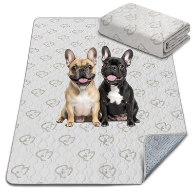 FXW Washable Pee Pads for Dogs, Puppy Pads with Super Absorbent, Specifically Designed for 24inch 6 Panels Dog Playpen, Rectangle, 63" x 39", 1 Pack