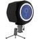 Pop Filter for Mic, Professional Microphone Isolation Shield, Sound-absorbing &amp; Noise Cancellation High Density Foam, Acoustic Microphone Windscreen for Recording Singing Podcasts Livestream (Black)