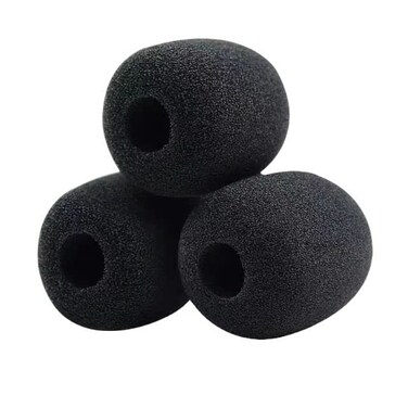 Cloud II Mic Foam Replacement for HyperX Cloud II/Mix/Alpha/Alpha Alpha-S/Cloud Chat Headset Microphone Pop Filter Cover (3 PCS)