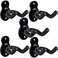 Sound harbor Guitar Wall Mount 5 Pack Wall Hangers for for Acoustic Electric Bass Guitar and More