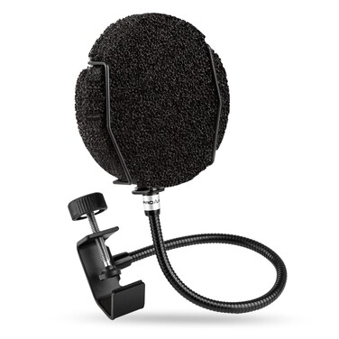Microphone Pop Filter for Blue Yeti,Blue Snowball,Hyperx Quadcast, Shure and Other Mic,Professional Windscreen Mic Cover,Acoustic Mic Filter with Upgraded Thick Sponge,Enhanced Flexible 360&deg; Gooseneck