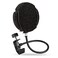 Microphone Pop Filter for Blue Yeti,Blue Snowball,Hyperx Quadcast, Shure and Other Mic,Professional Windscreen Mic Cover,Acoustic Mic Filter with Upgraded Thick Sponge,Enhanced Flexible 360&deg; Gooseneck