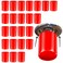 Pushglossy 24 Pcs Red Fire Sprinkler Head Paint Cover Head Protector Head Covers Protection Covers for Head Guard and Head Paint Protection Covering Recessed Sprinkler Heads