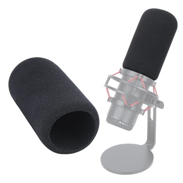 QuadCast Pop Filter - Microphone Foam Covers Windscreen Compatible with HyperX QuadCast S Mic Reduce Mic Noises