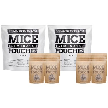 All-Natural Mice Repellent Pouches &ndash; Harmless Peppermint Essential Oil Mouse Deterrent - Keep Mice Out of Your Home and Your Family Safe - by Tougher Than Tom