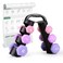 LIONSCOOL 2LB 3LB 4LB Pair Neoprene Coated Dumbbell Set with Sturdy and Portable Rack, All Purpose Premium Hex Dumbbell Set (Lilac Fantasy)