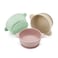 PandaEar 3 Pack Baby Bowls with Suction  Stay Put Silicone Food Bowl for Babies Kids Toddlers Infants  Food Grade Soft Safe BPA-Free Silicone (Pink Green Light Tan)