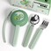 Bentoheaven Kids Travel Utensils with Case, Food-Grade Stainless Steel &amp; BPA-Free Plastic, Travel Kid Cutlery Set, Dishwasher Safe Fork, Spoon &amp; Case, Reusable Flatware, Silverware for Kids(Chameleon)