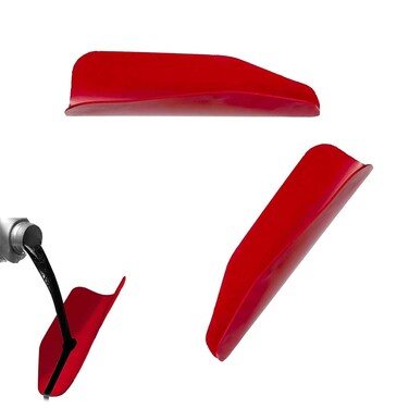 Yumfugu 2 PCS Car Oil Drain Funnel, 14.56" x 6.69" Free Folding Flexible Soft Rubber Drainage Oil Deflector Funnel Tool, Auto Auxiliary Travel Accessories, for Most Cars, Trucks, Motorcycles (Red)