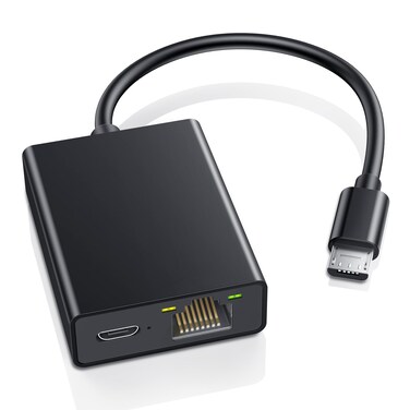 ZEXMTE Ethernet Adapter for Fire TV Stick, Micro USB to RJ45 Ethernet Adapter, Firestick Ethernet Compatible with Fire TV Stick 2/3/4K/4K Max, Chromecast Ultra